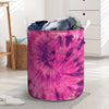 Pink Tie Dye Laundry Basket-grizzshop