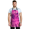 Pink Tie Dye Men's Apron-grizzshop