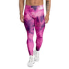 Pink Tie Dye Men's Leggings-grizzshop