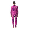 Pink Tie Dye Men's Pajamas-grizzshop