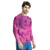 Pink Tie Dye Men's Sweatshirt-grizzshop