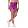 Pink Tie Dye Mini Skirt-grizzshop