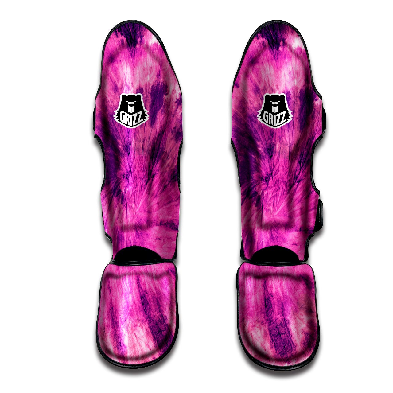 Pink Tie Dye Muay Thai Shin Guard-grizzshop