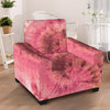 Pink Tie Dye Print Armchair Cover-grizzshop