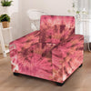 Pink Tie Dye Print Armchair Cover-grizzshop