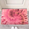 Pink Tie Dye Print Door Mat-grizzshop