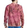 Pink Tie Dye Print Men's Sweatshirt-grizzshop