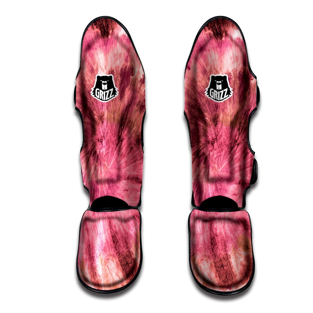 Pink Tie Dye Print Muay Thai Shin Guard-grizzshop