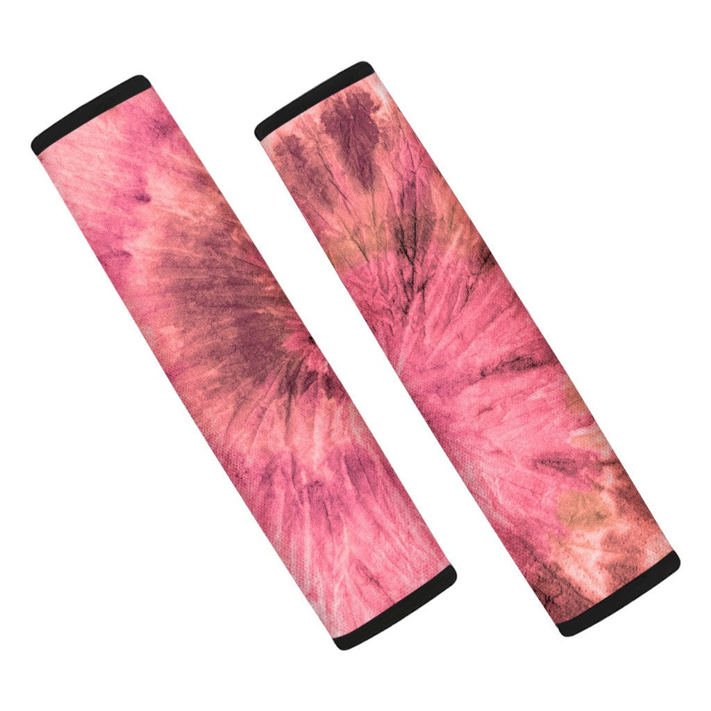 Pink Tie Dye Print Seat Belt Cover-grizzshop