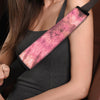 Pink Tie Dye Print Seat Belt Cover-grizzshop