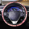 Pink Tie Dye Print Steering Wheel Cover-grizzshop