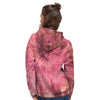 Pink Tie Dye Print Women's Hoodie-grizzshop