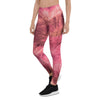 Pink Tie Dye Print Women's Leggings-grizzshop