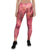 Pink Tie Dye Print Women's Leggings-grizzshop