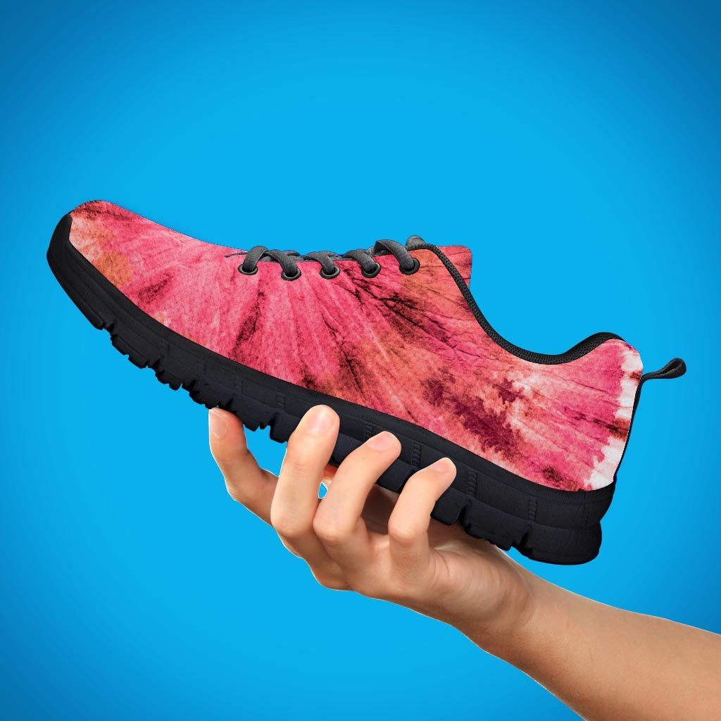 Pink Tie Dye Print Women's Sneakers-grizzshop