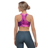 Pink Tie Dye Sports Bra-grizzshop