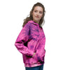 Pink Tie Dye Women's Hoodie-grizzshop