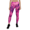 Pink Tie Dye Women's Leggings-grizzshop