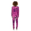 Pink Tie Dye Women's Pajamas-grizzshop