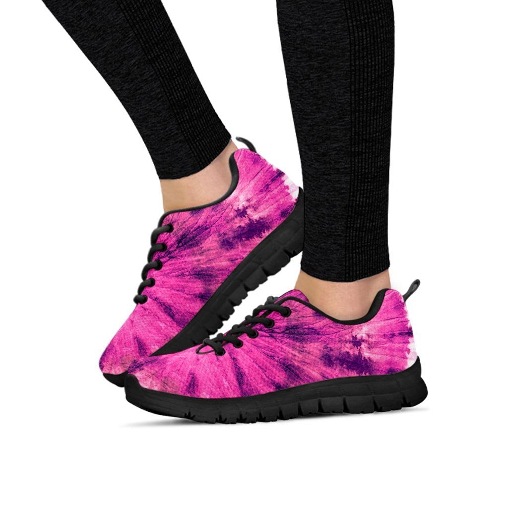 Pink Tie Dye Women's Sneakers-grizzshop