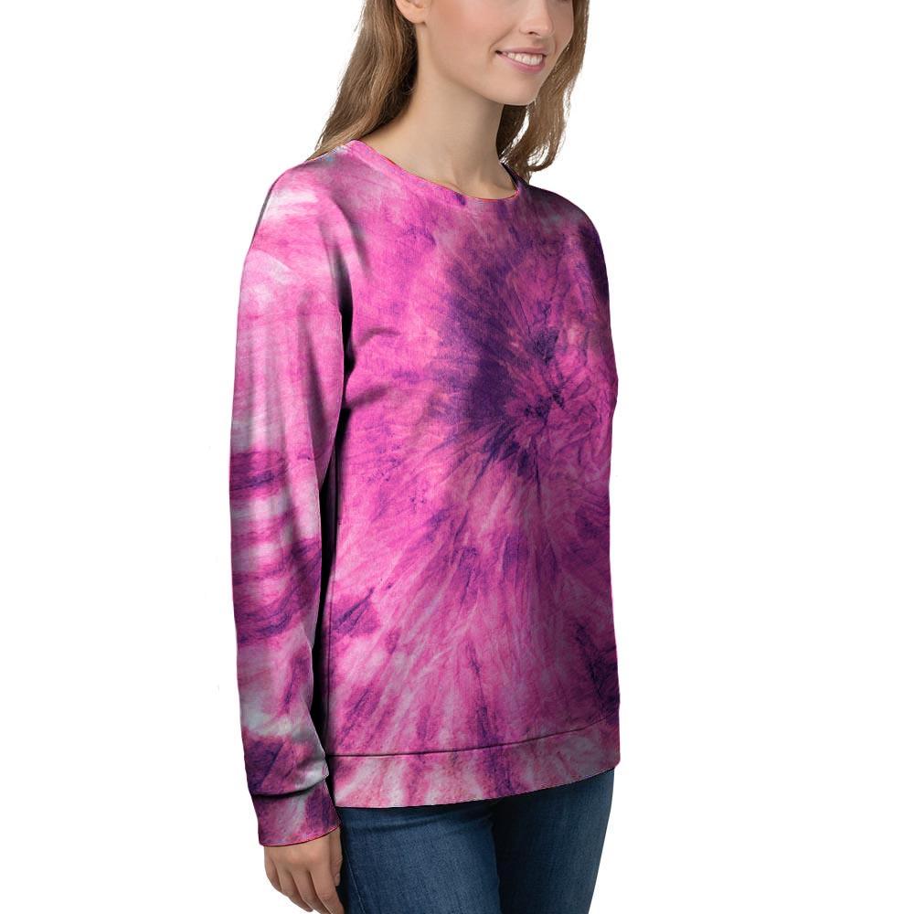 Pink Tie Dye Women's Sweatshirt-grizzshop