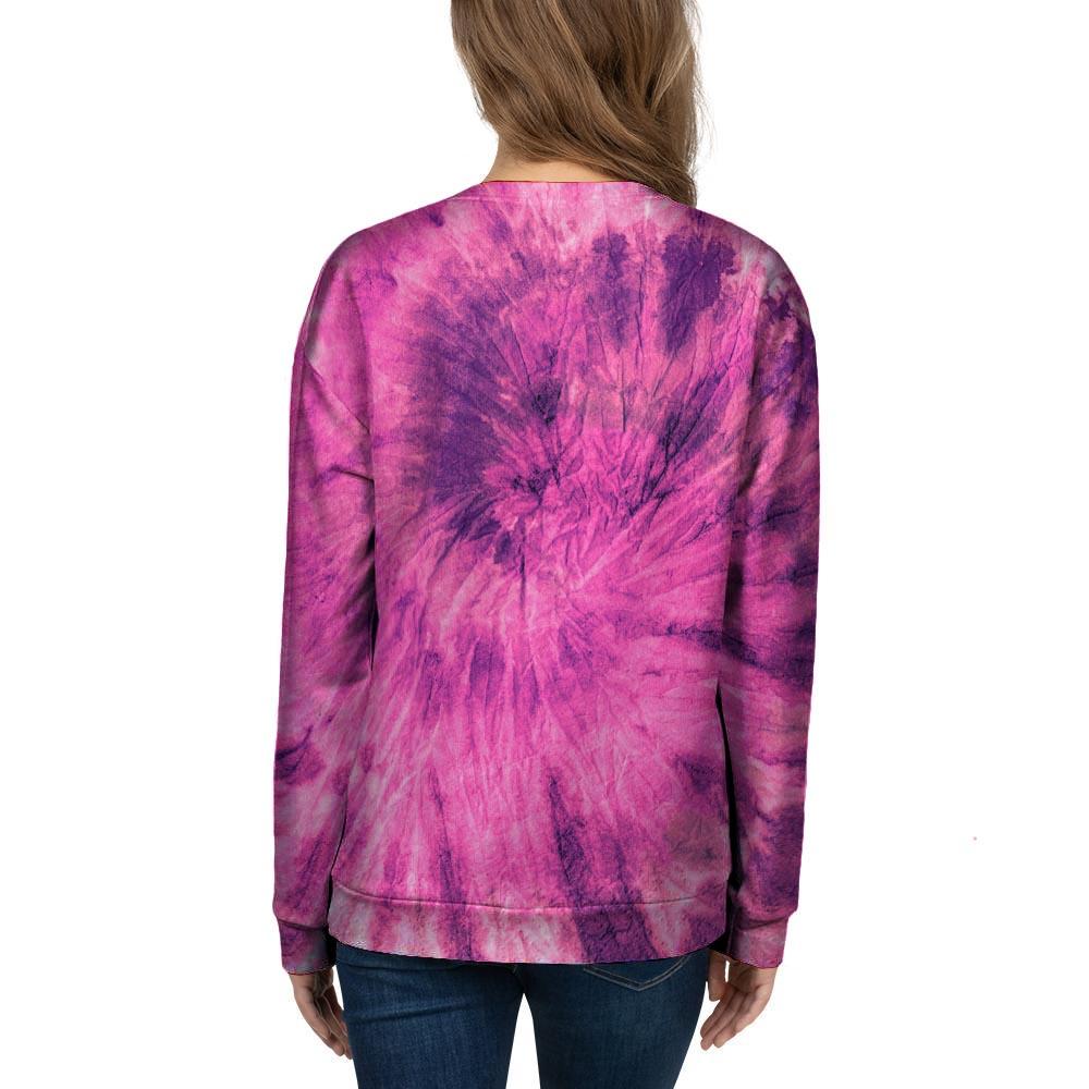 Pink Tie Dye Women's Sweatshirt-grizzshop