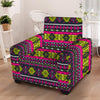 Pink Tribal Aztec Grunge Armchair Cover-grizzshop