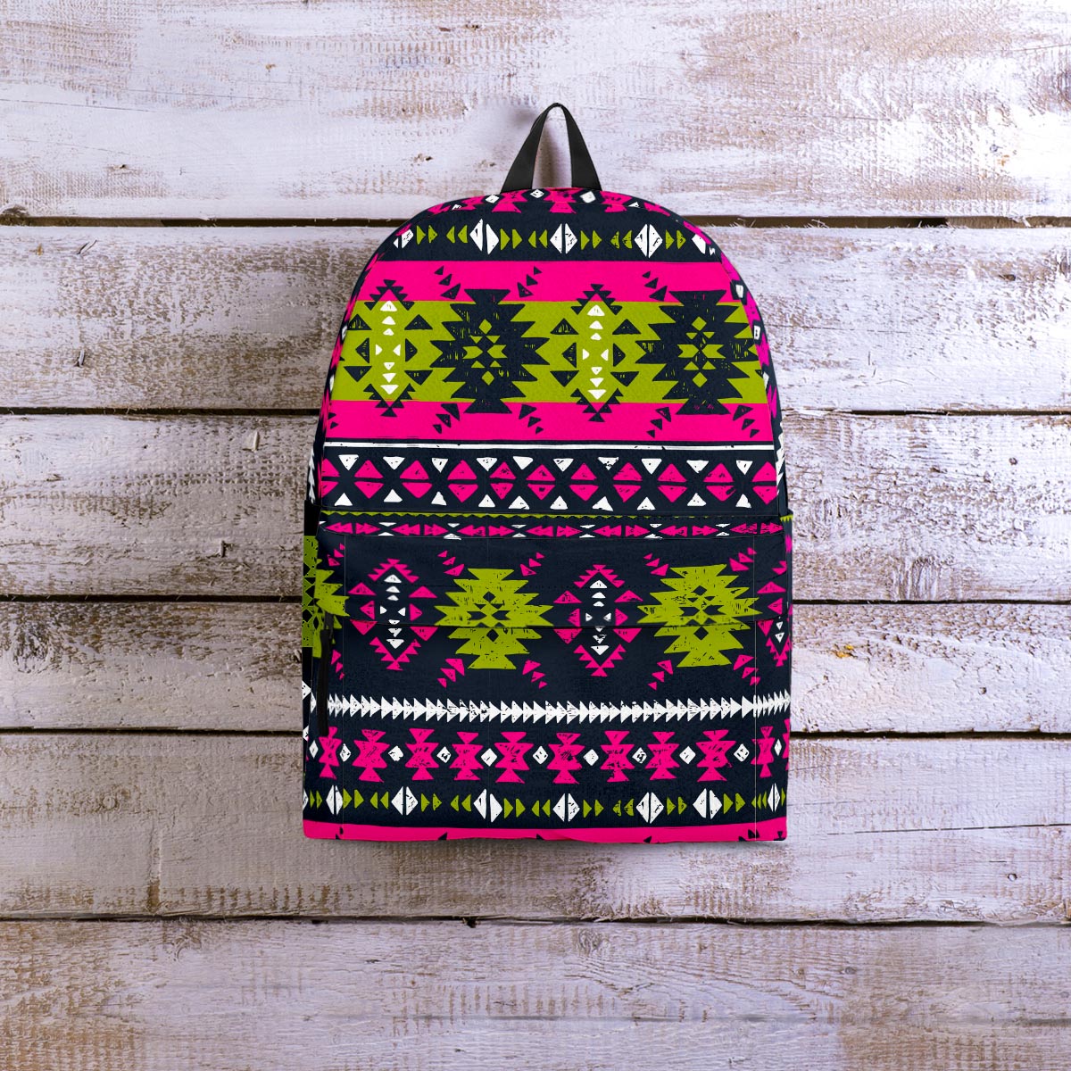 Pink Tribal Aztec Grunge Backpack-grizzshop
