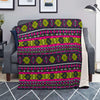 Pink Tribal Aztec Grunge Blanket-grizzshop