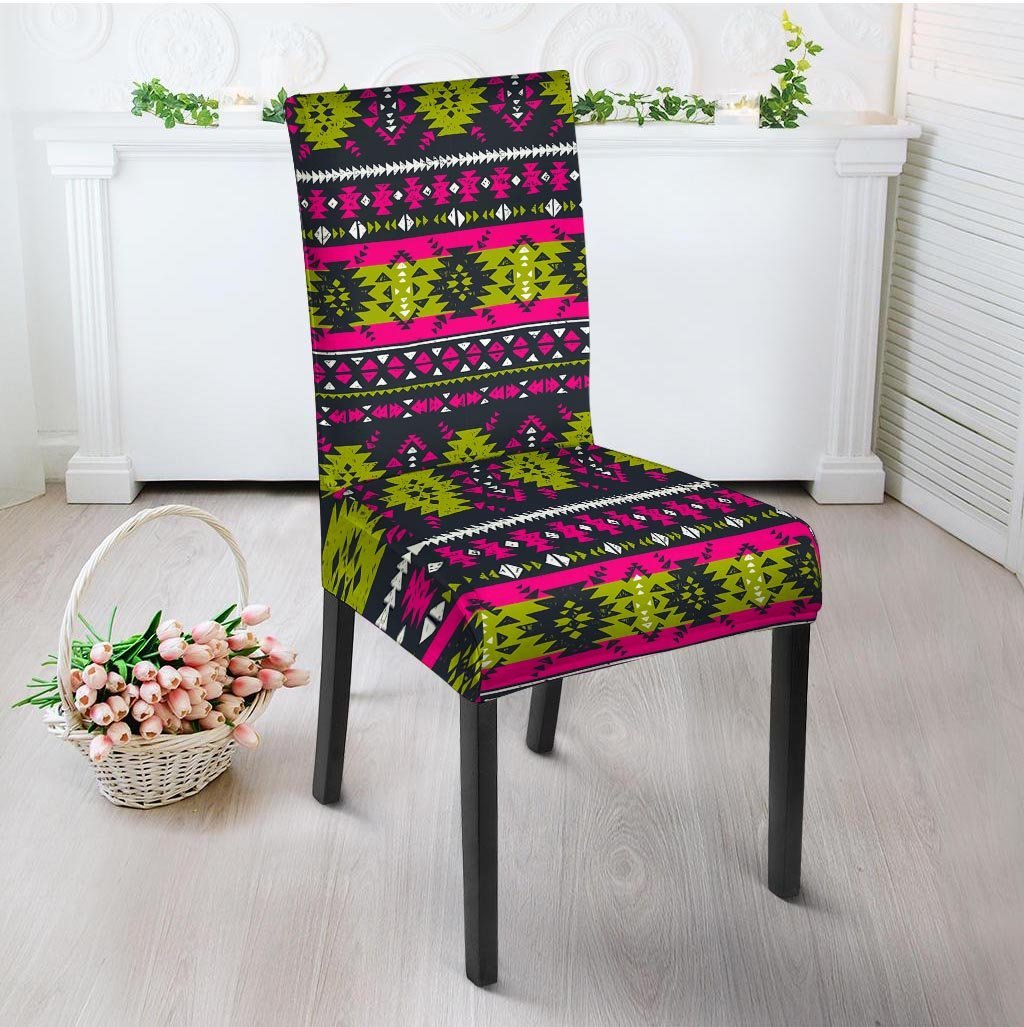 Pink Tribal Aztec Grunge Chair Cover-grizzshop