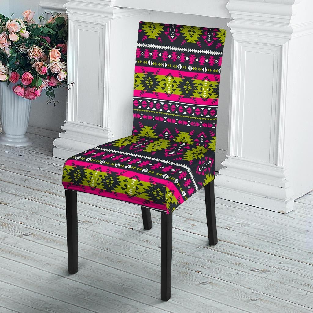 Pink Tribal Aztec Grunge Chair Cover-grizzshop