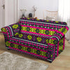 Pink Tribal Aztec Grunge Loveseat Cover-grizzshop