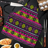 Pink Tribal Aztec Grunge Men's Apron-grizzshop