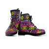 Pink Tribal Aztec Grunge Men's Boots-grizzshop