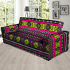 Pink Tribal Aztec Grunge Sofa Cover-grizzshop