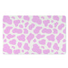 Pink White Cow Print Door Mat-grizzshop