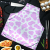 Pink White Cow Print Men's Apron-grizzshop