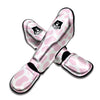 Pink White Cow Print Muay Thai Shin Guard-grizzshop