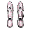 Pink White Cow Print Muay Thai Shin Guard-grizzshop