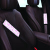 Pink White Cow Print Seat Belt Cover-grizzshop