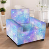 Pink and Blue Galaxy Space Armchair Cover-grizzshop