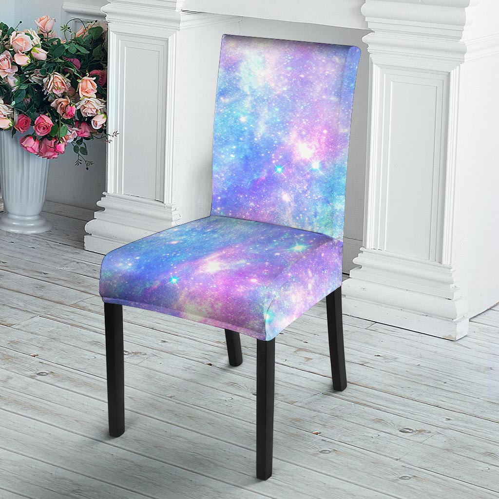 Pink and Blue Galaxy Space Chair Cover-grizzshop