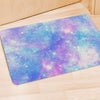 Pink and Blue Galaxy Space Door Mat-grizzshop