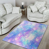 Pink and Blue Galaxy Space Floor Mat-grizzshop