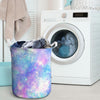 Pink and Blue Galaxy Space Laundry Basket-grizzshop