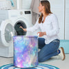 Pink and Blue Galaxy Space Laundry Basket-grizzshop