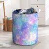 Pink and Blue Galaxy Space Laundry Basket-grizzshop