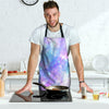 Pink and Blue Galaxy Space Men's Apron-grizzshop