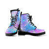 Pink and Blue Galaxy Space Men's Boots-grizzshop