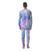 Pink and Blue Galaxy Space Men's Pajamas-grizzshop